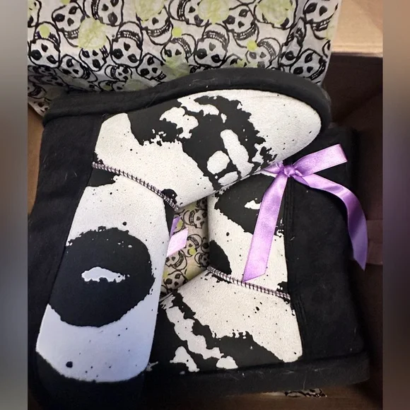 Iron Fist Mistfits Fugly Boots🖤💜💀BNIB NEVER WORN VINTAGE IN MINT CONDITION!SOLD - Picture 8 of 12
